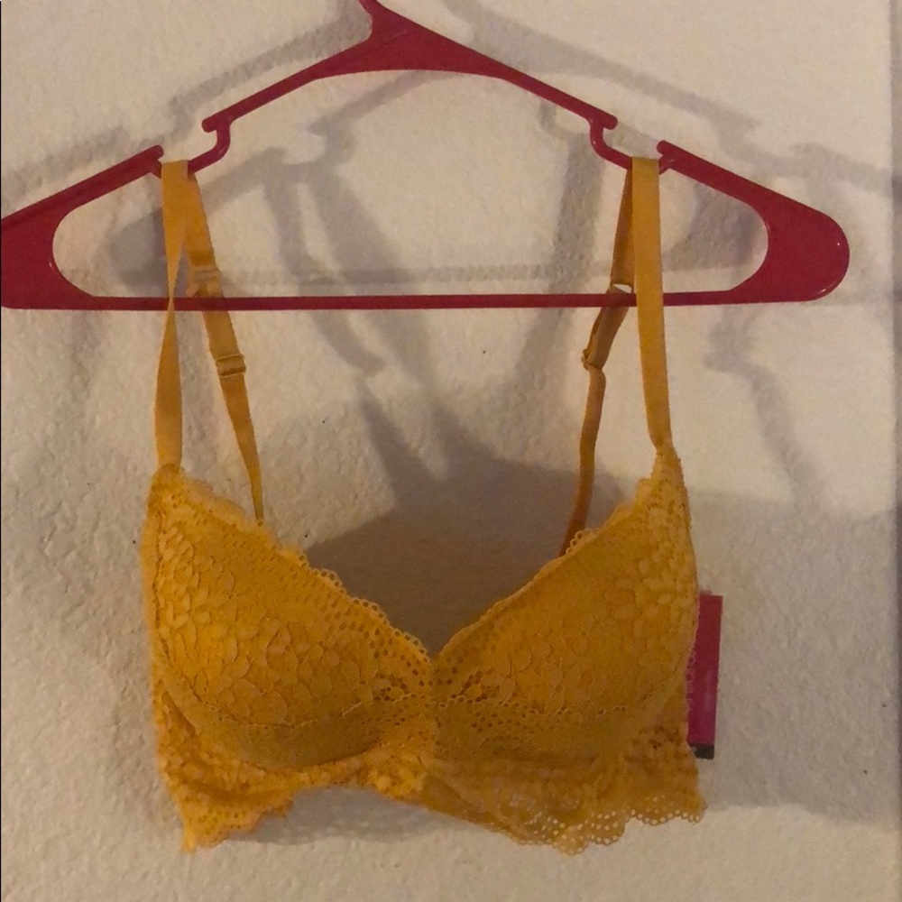 Mustard yellow bra. New with tags